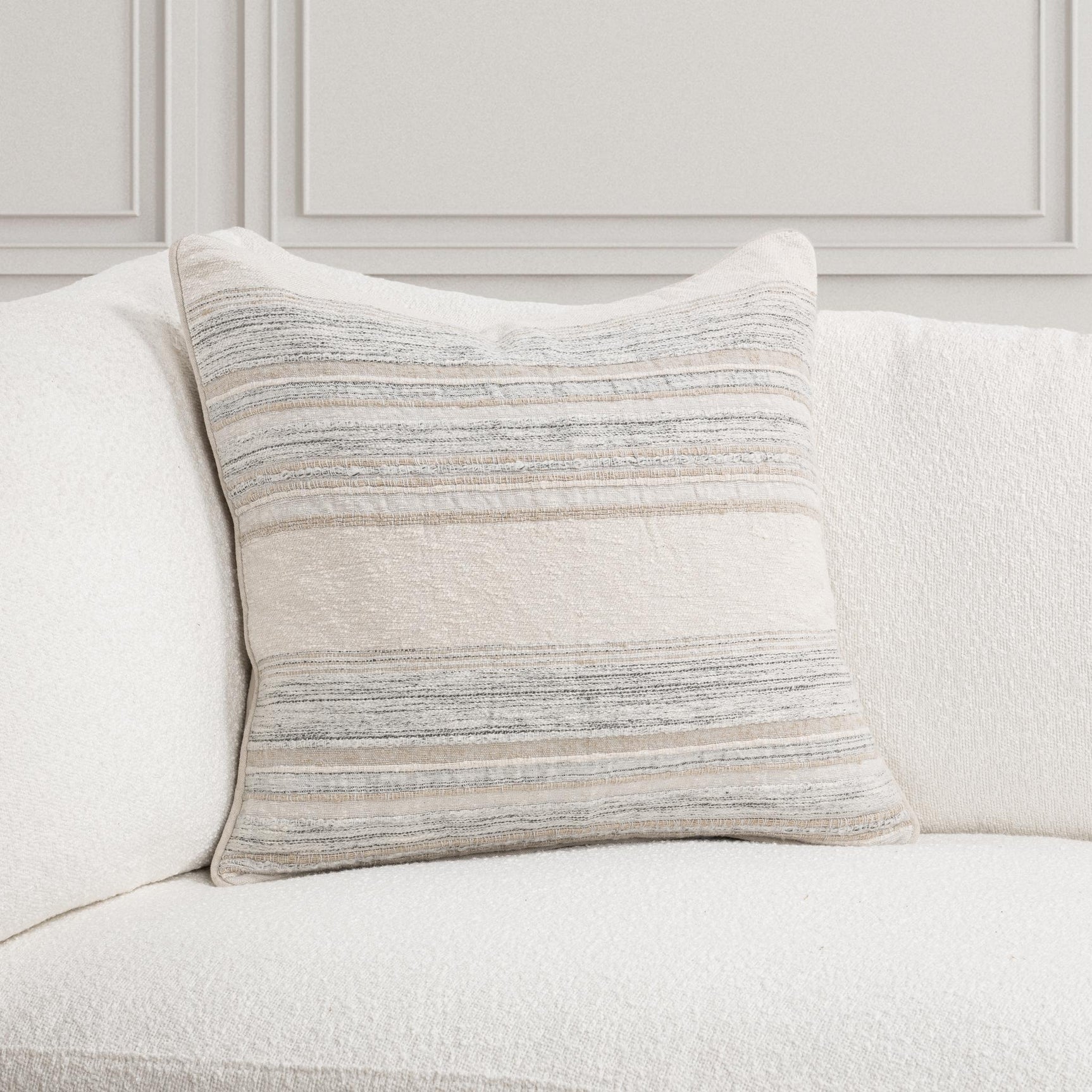 TQ Rockport Ivory Multi Multiple Sizes Throw Pillow (Set of 2) - Ornate Home