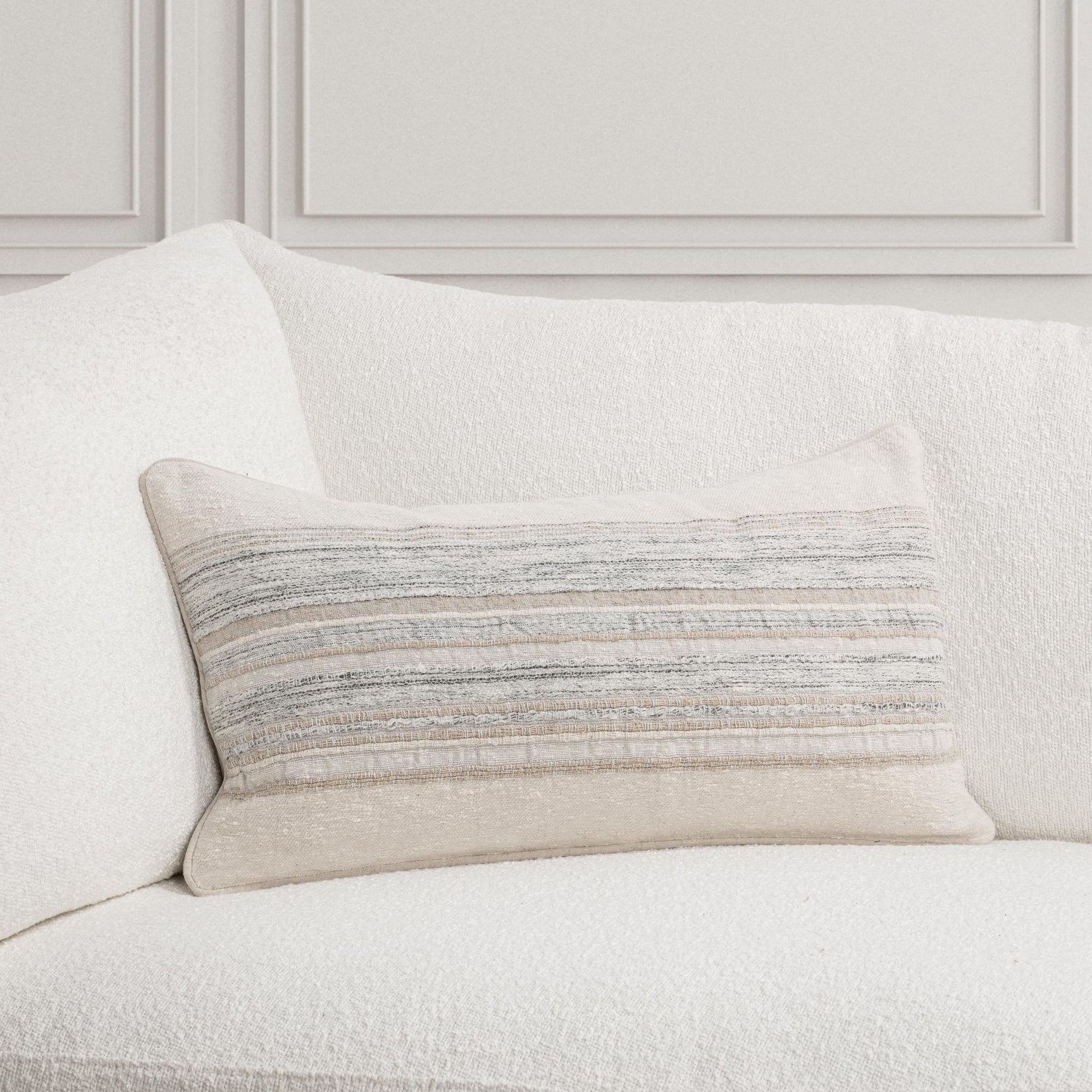TQ Rockport Ivory Multi Multiple Sizes Throw Pillow (Set of 2) - Ornate Home