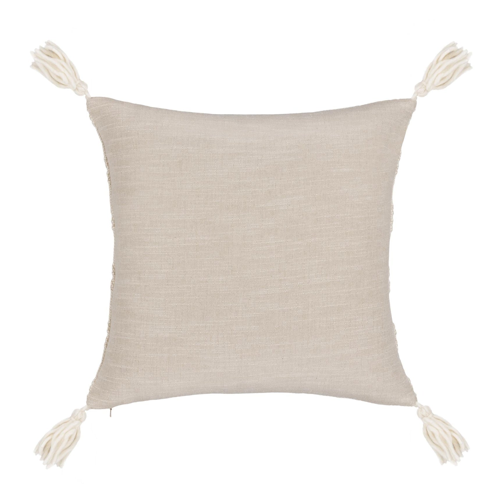 TQ York Natural/Ivory Multiple Sizes Throw Pillow (Set of 2) - Ornate Home