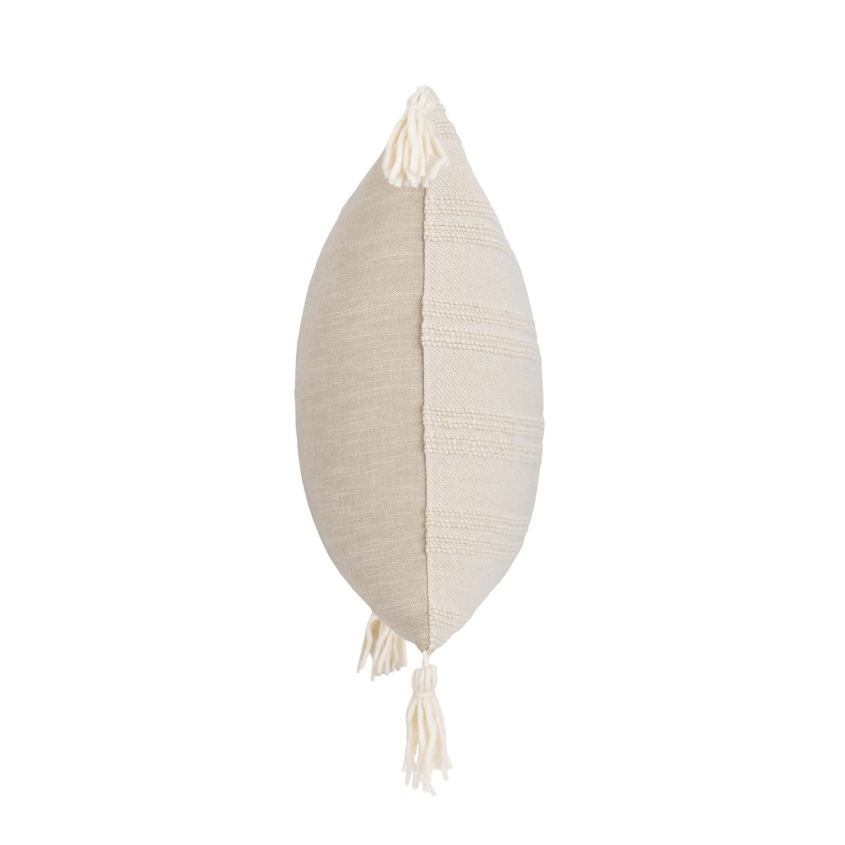 TQ York Natural/Ivory Multiple Sizes Throw Pillow (Set of 2) - Ornate Home