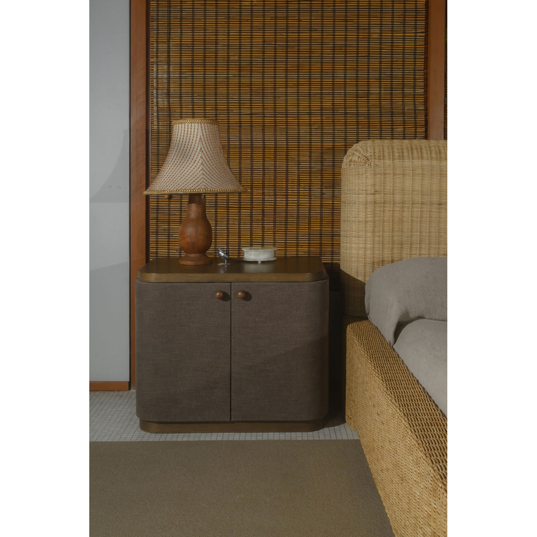 Simone Brown Nightstand
