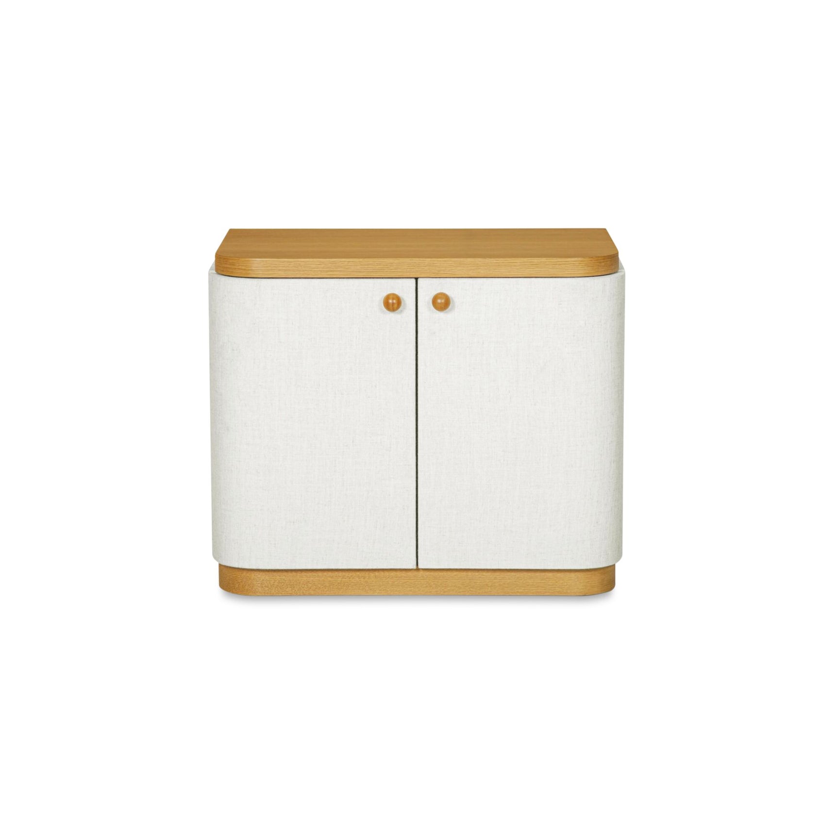 Simone Cream/Natural Nightstand
