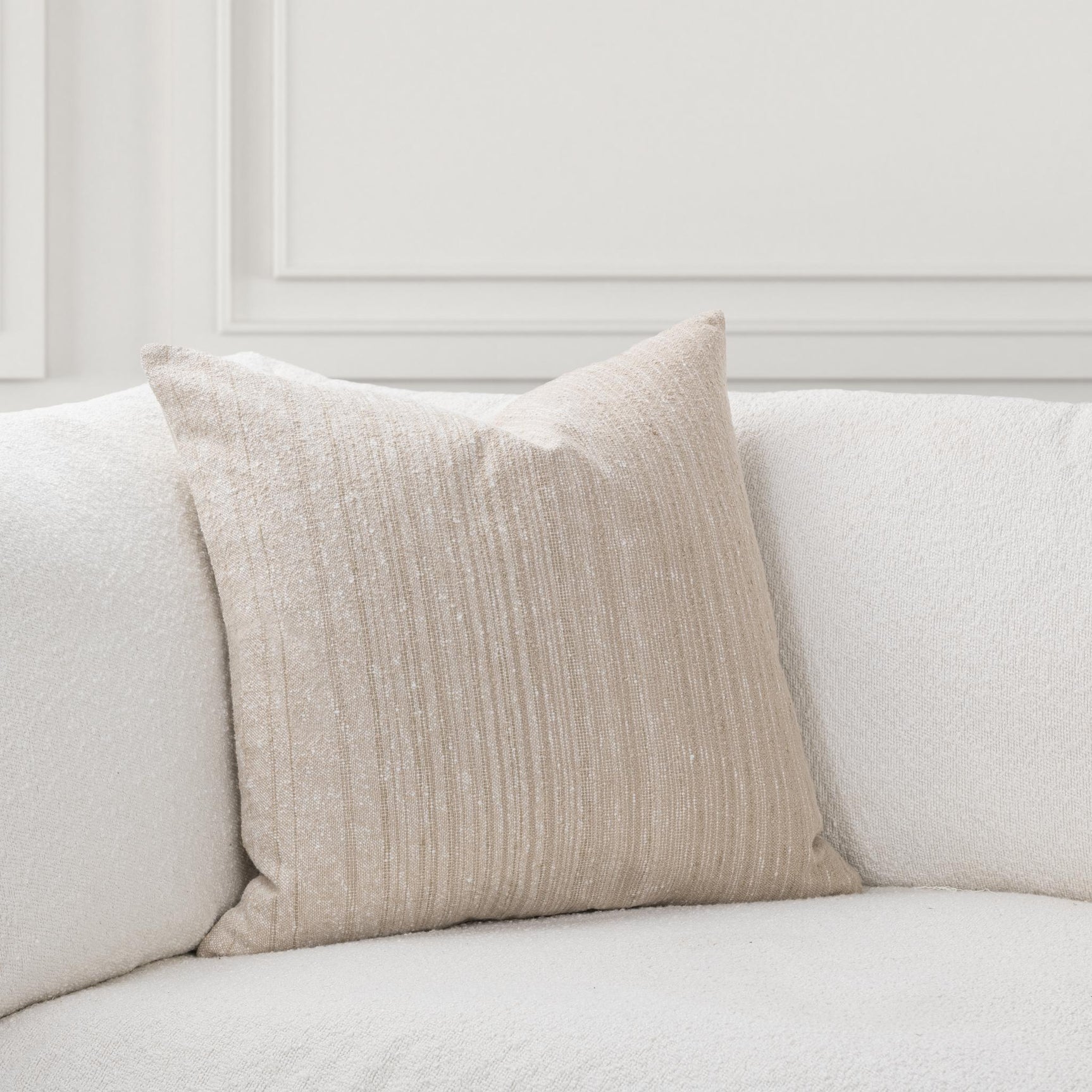 TW Beryl Natural/ Ivory Throw Pillow (Set of 2) - Ornate Home