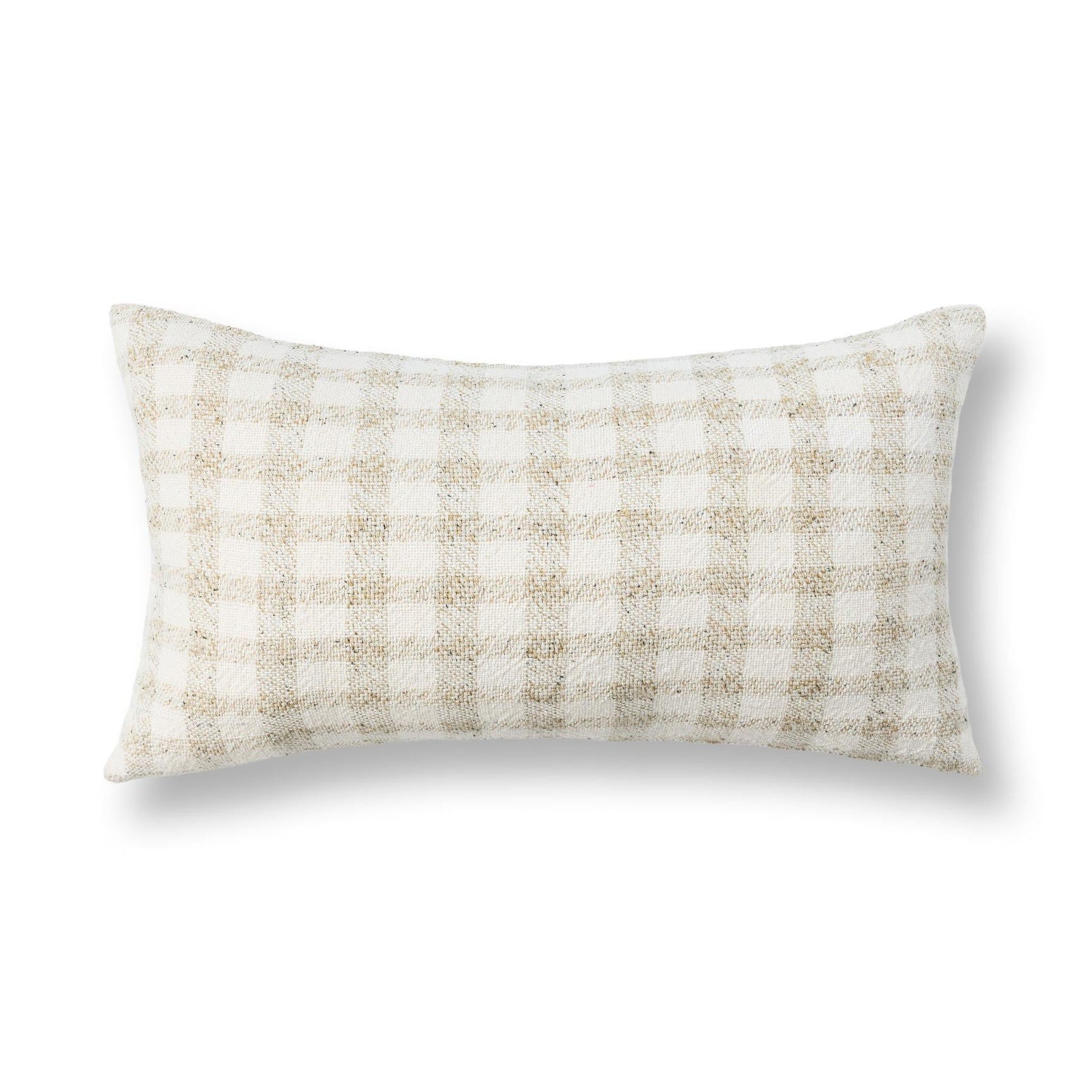TW Sari Natural/Ivory 14x26 Throw Pillow (Set of 2) - Ornate Home