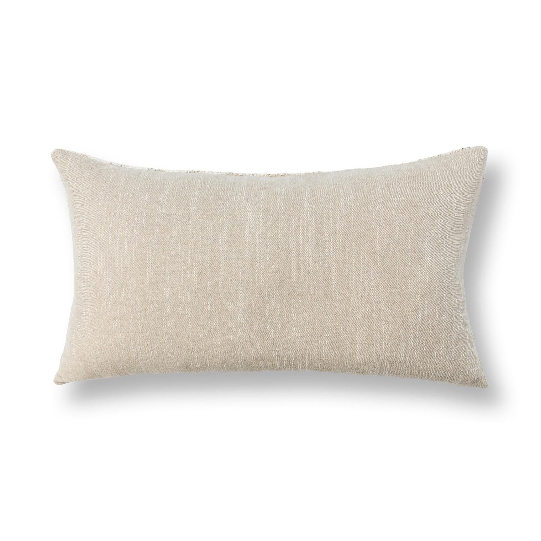 TW Sari Natural/Ivory 14x26 Throw Pillow (Set of 2) - Ornate Home