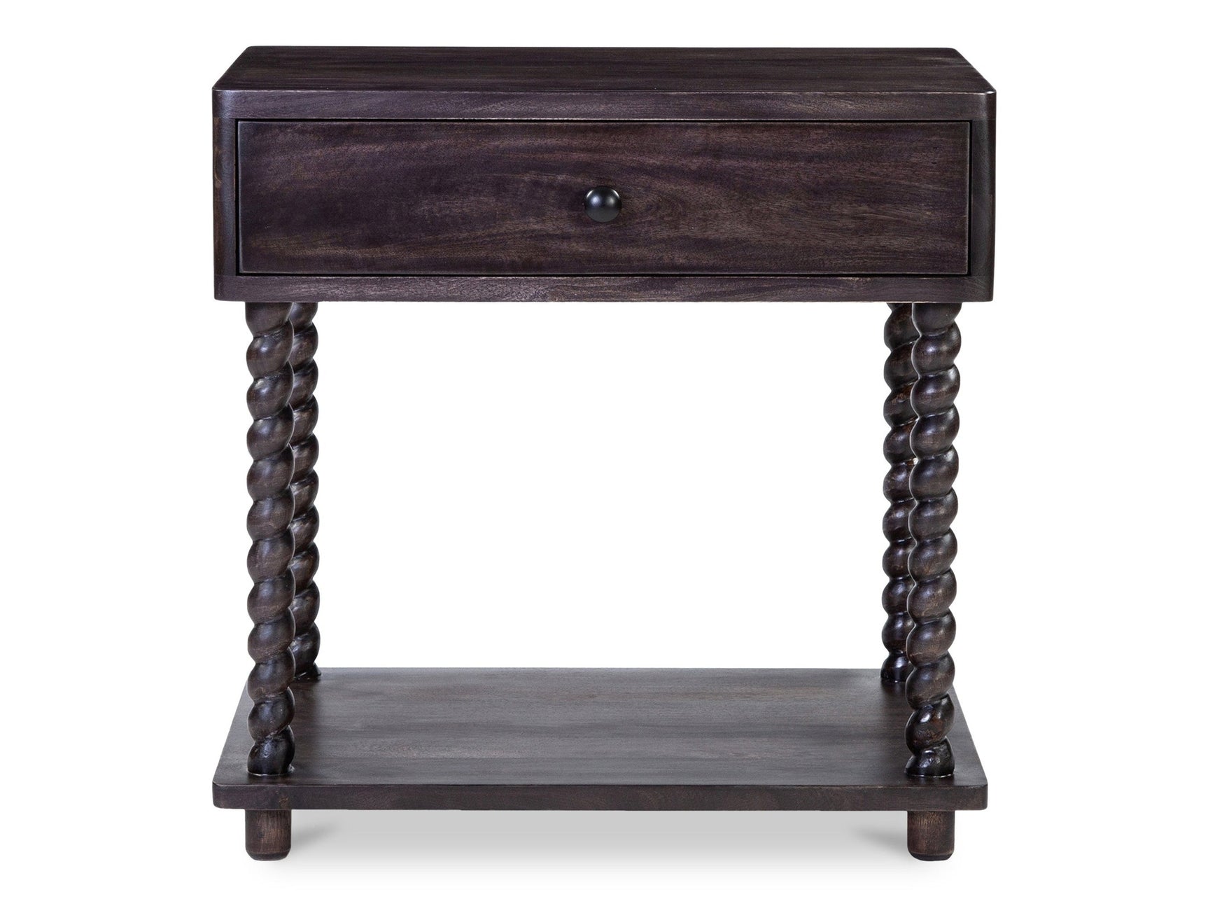 Tabitha Dark Brown Nightstand - Ornate Home