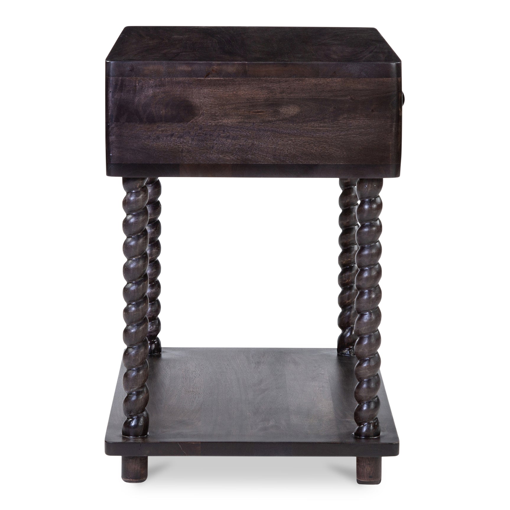 Tabitha Dark Brown Nightstand - Ornate Home