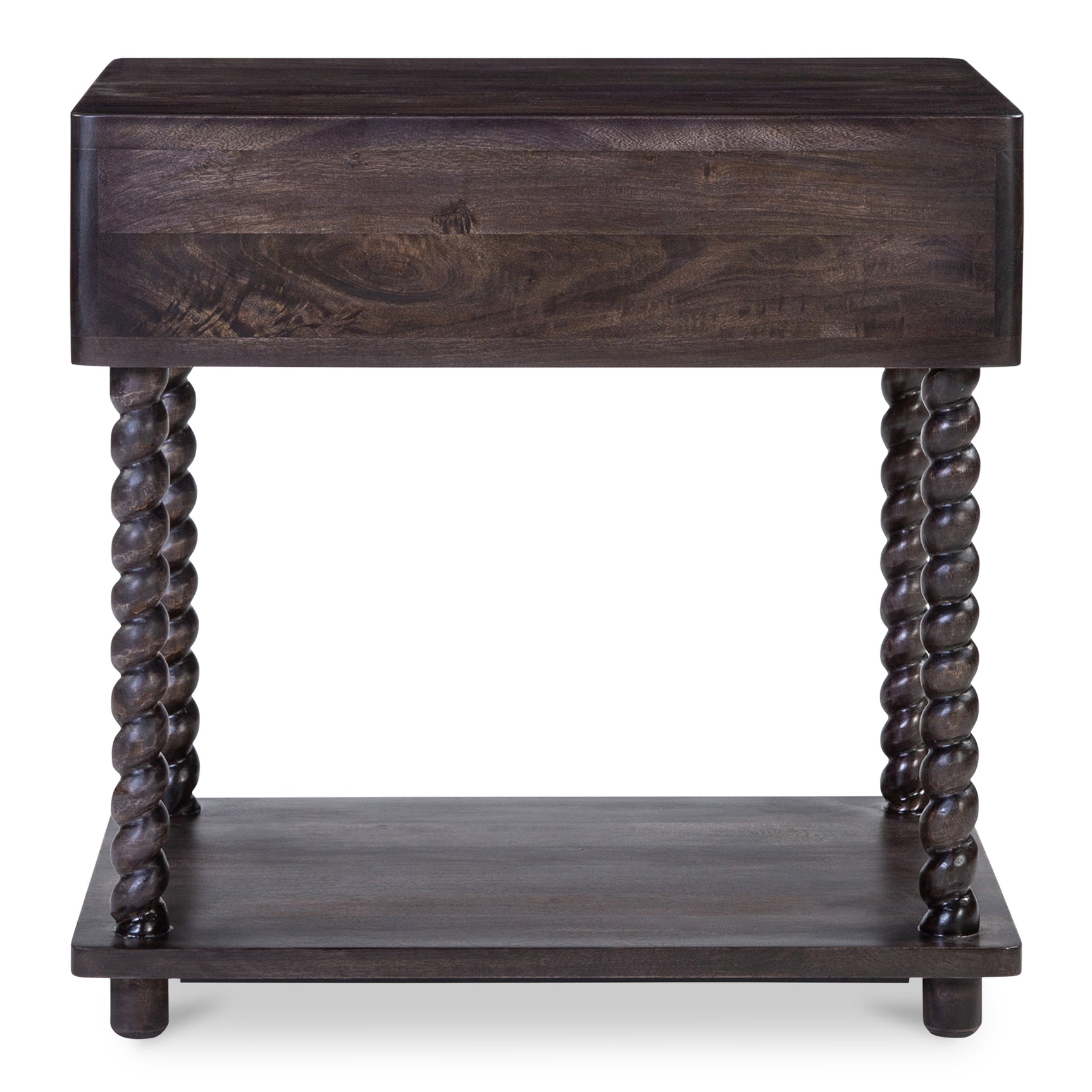 Tabitha Dark Brown Nightstand - Ornate Home