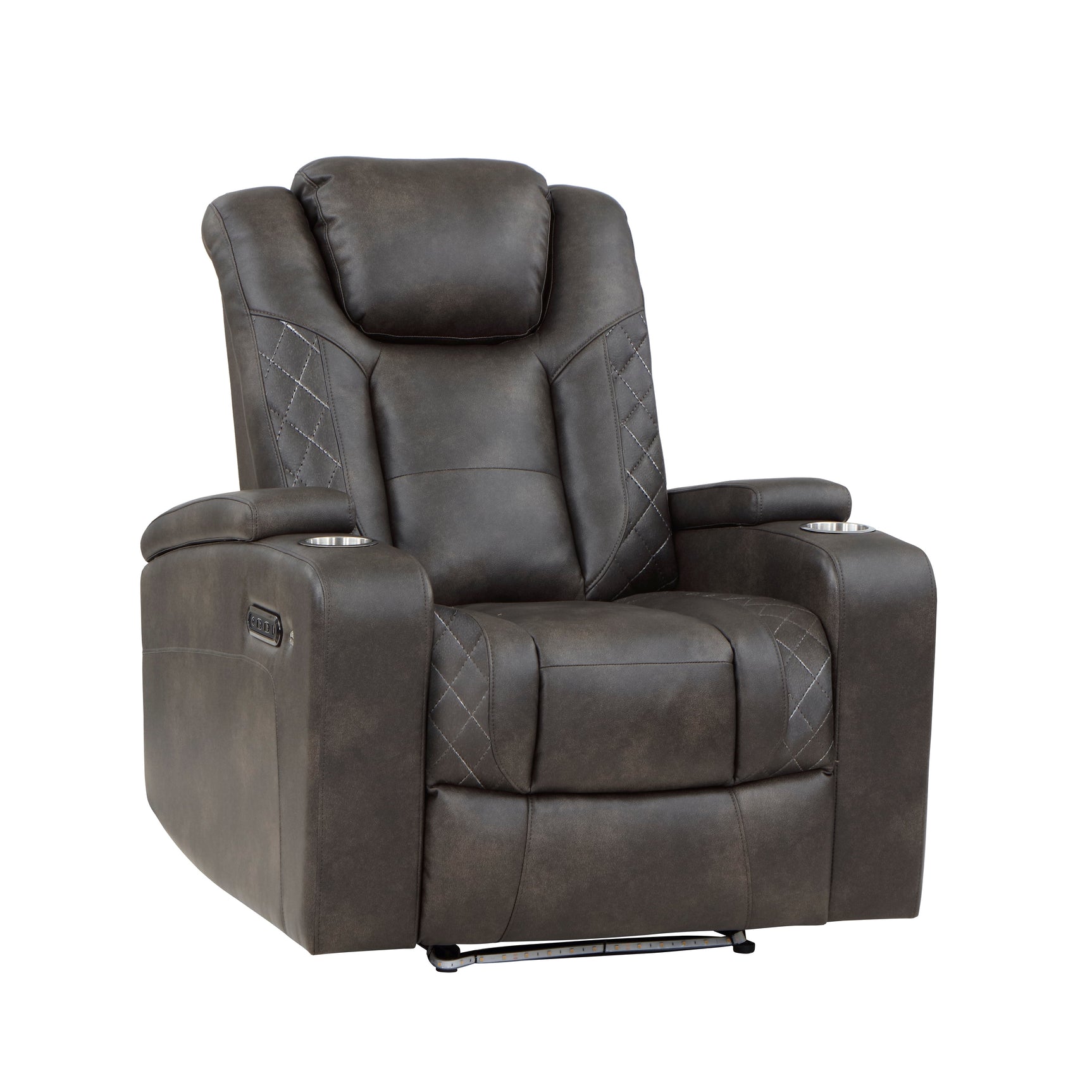 Tabor Brown Power Reclining Chair - Ornate Home
