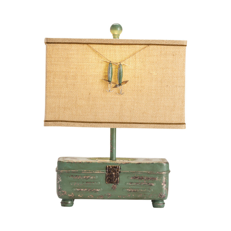 Tackle Box Green Table Lamp (Set of 2) - Ornate Home