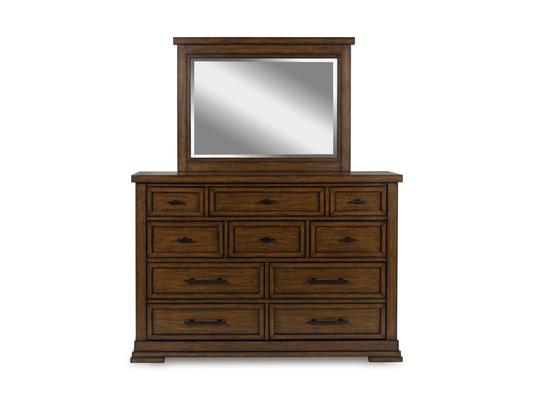 Taffenbrook Brown Dresser and Mirror (Online Special Price) - Ornate Home