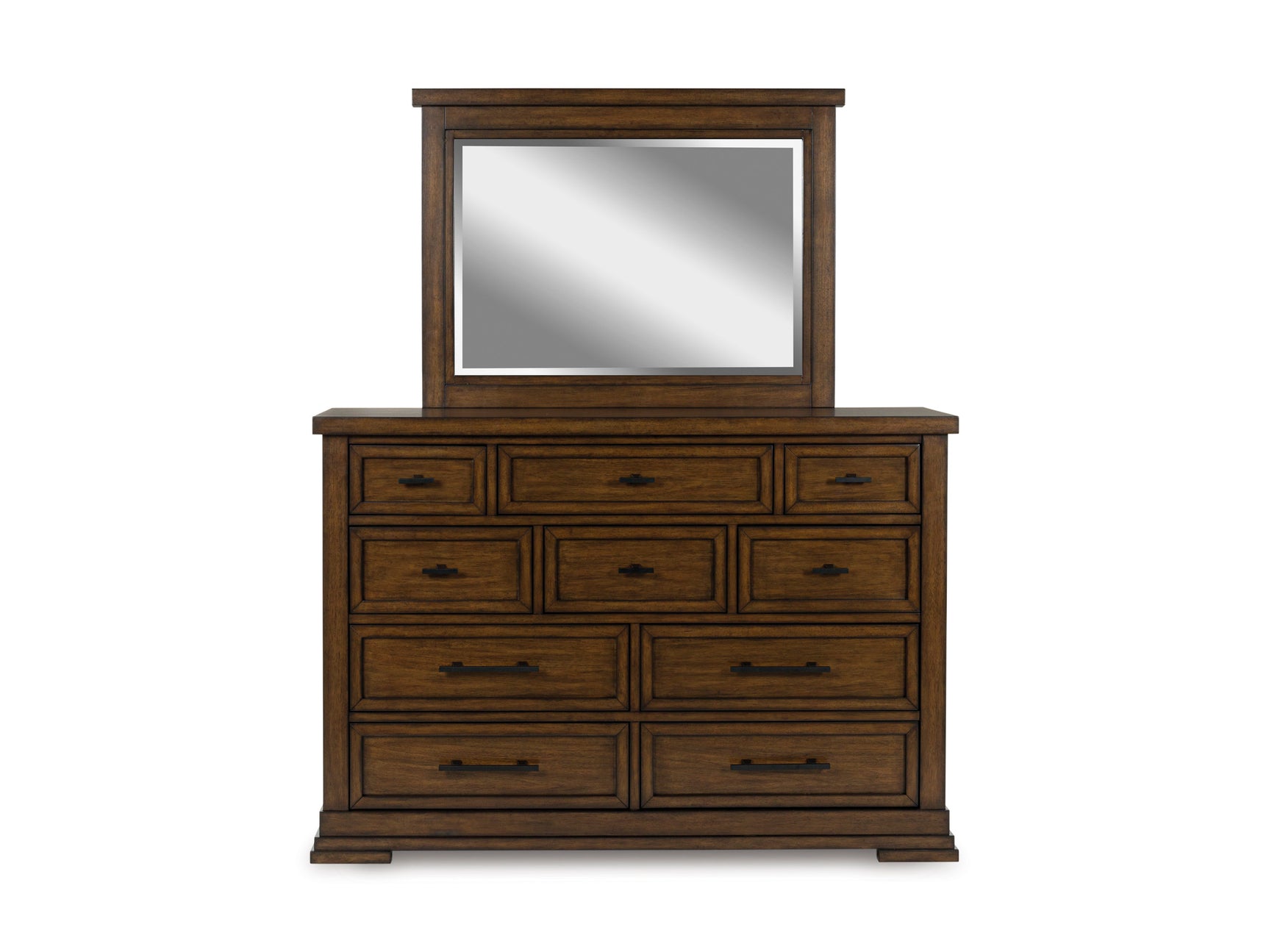 Taffenbrook Brown Dresser and Mirror - Ornate Home