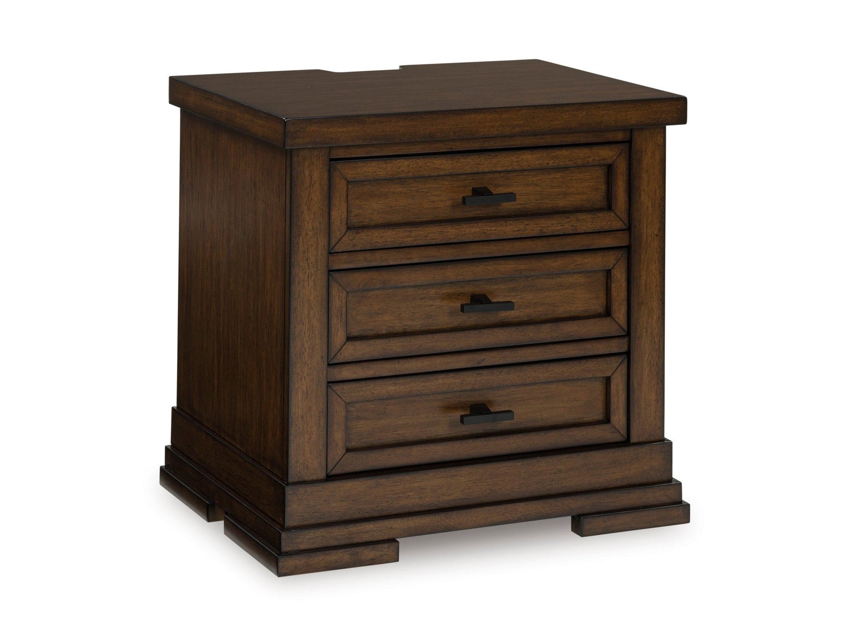 Taffenbrook Brown Three Drawer Nightstand (Online Special Price) - Ornate Home