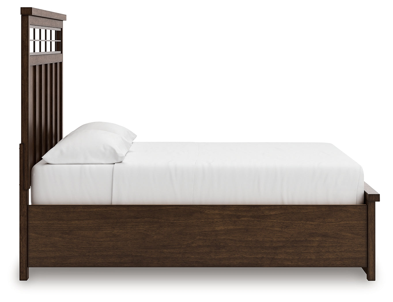 Taffenbrook Medium Brown California King Panel Storage Bed (Online Special Price) - Ornate Home