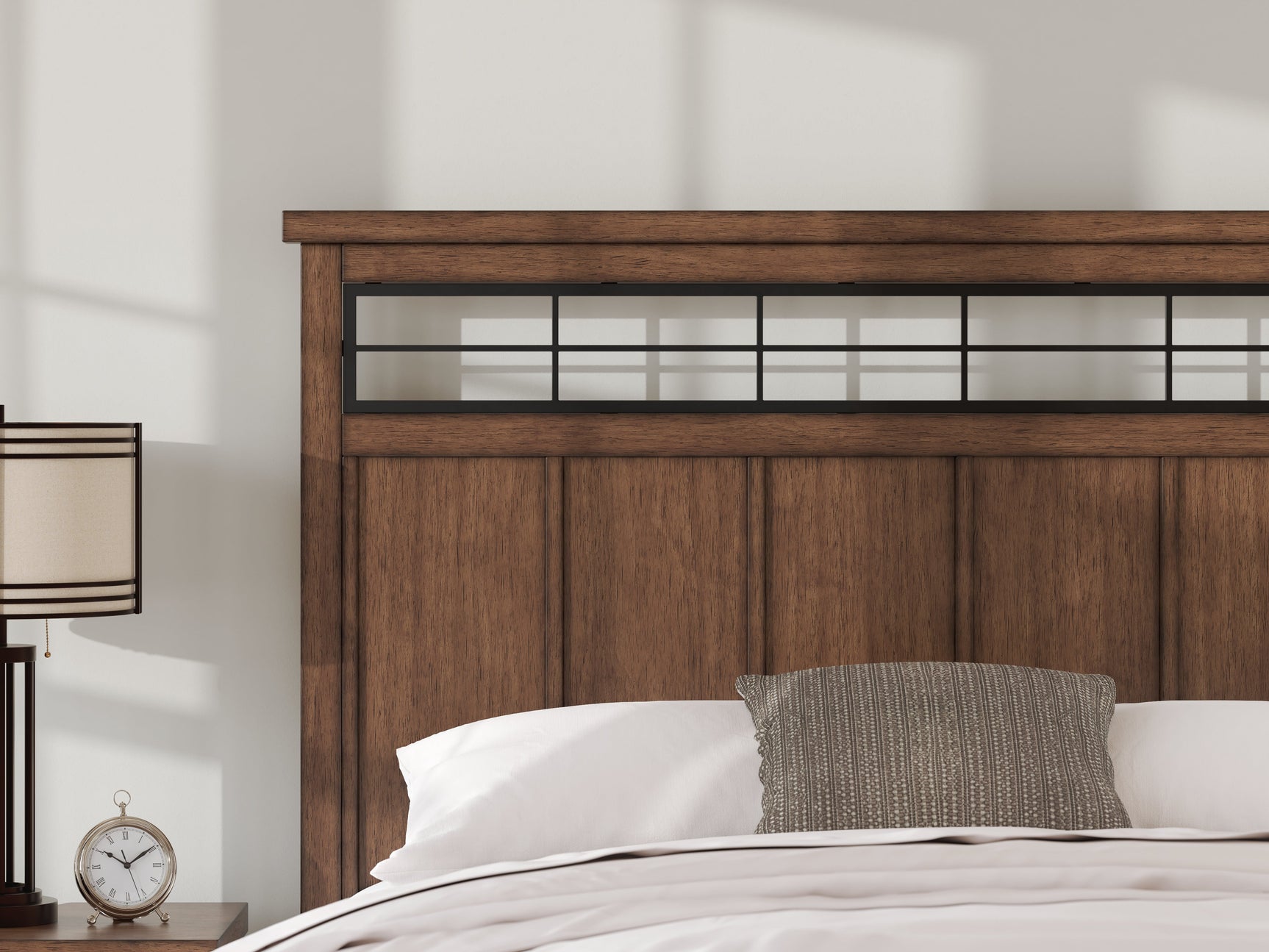 Taffenbrook Medium Brown California King Panel Storage Bed (Online Special Price) - Ornate Home