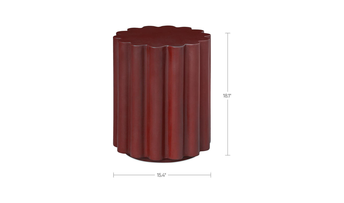 Taffy Red Accent Table