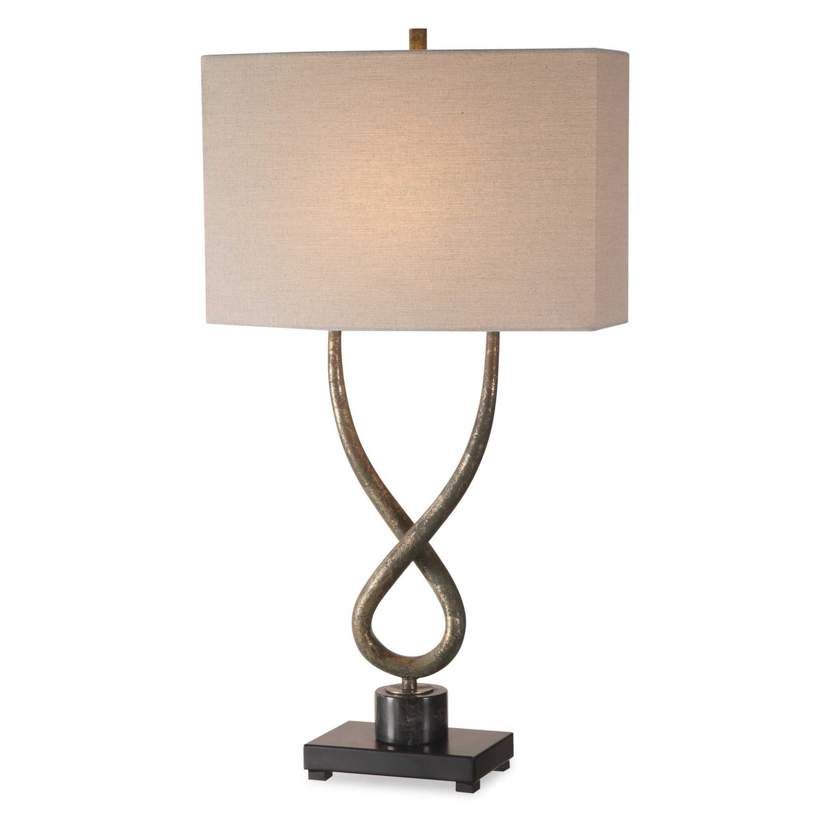 Talema Aged Silver Lamp - Ornate Home