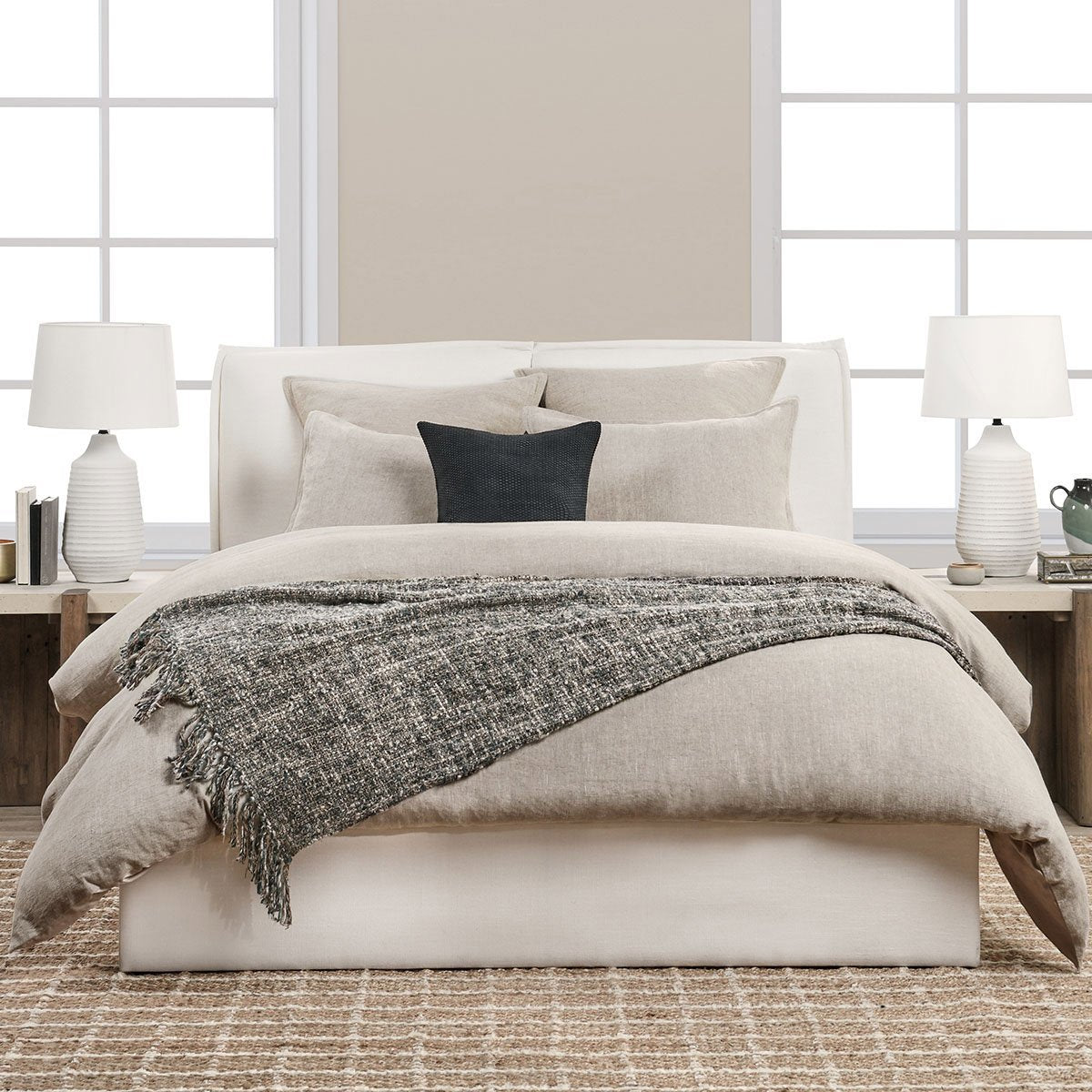 Talia Natural Duvet Collection - Ornate Home
