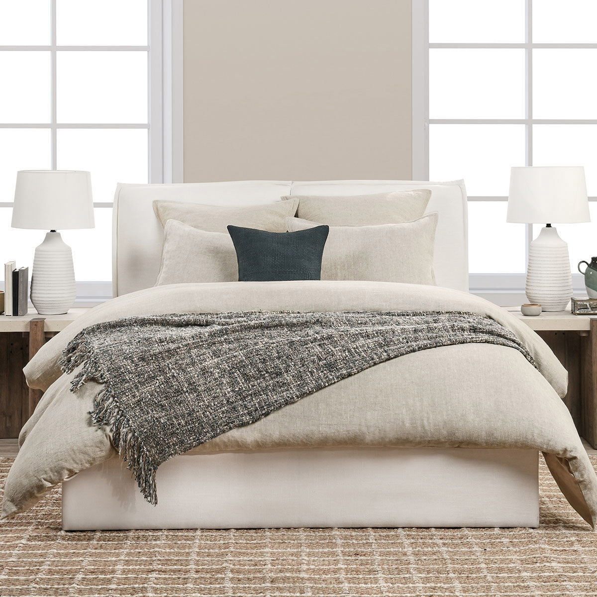 Talia Natural Duvet Collection - Ornate Home
