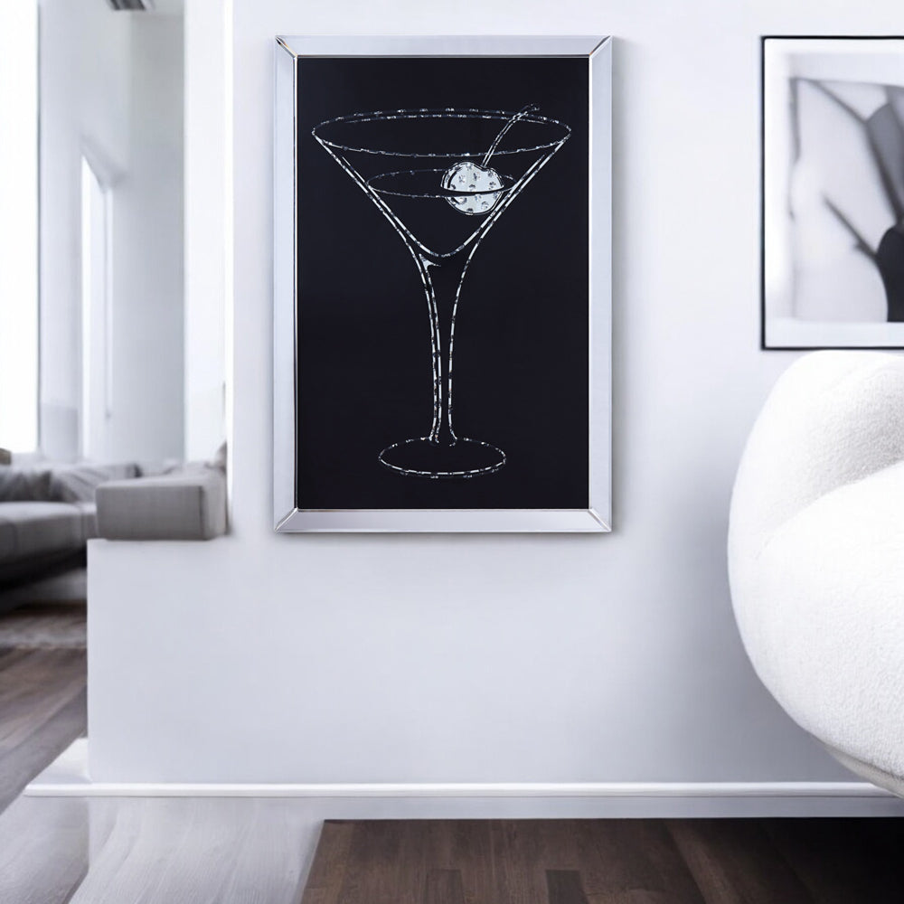 Talisha Glass Mirrored Wall Art - Ornate Home