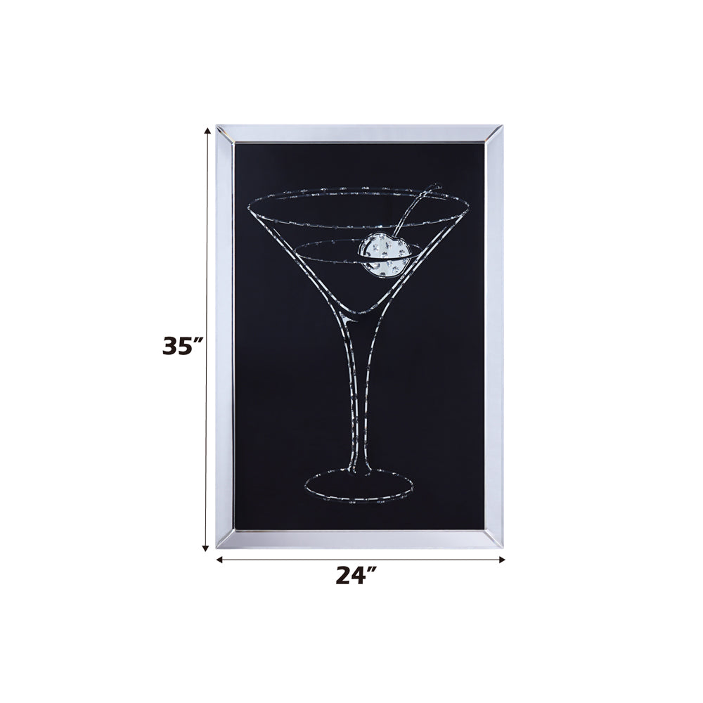 Talisha Glass Mirrored Wall Art - Ornate Home