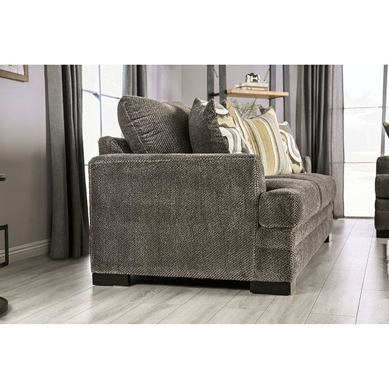Taliyah Gray/Yellow Sofa - Ornate Home