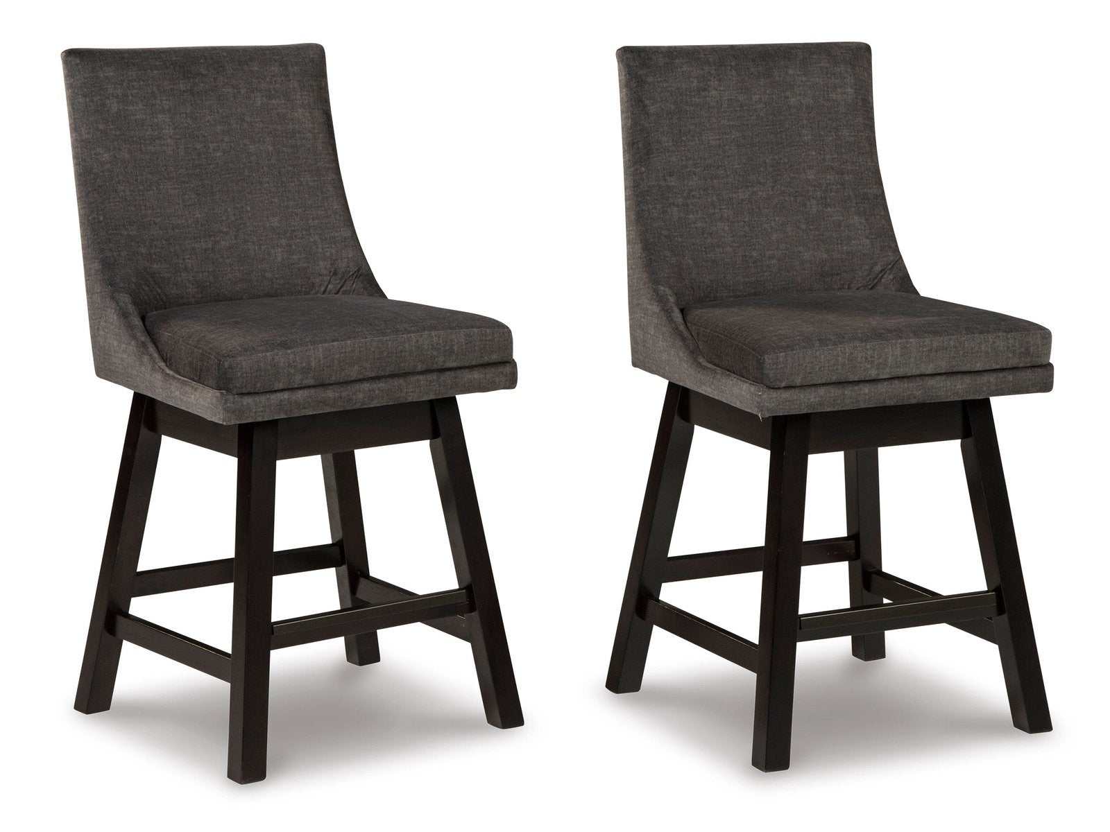 Tallenger Dark Gray Counter Height Chair (Set of 2) - Ornate Home
