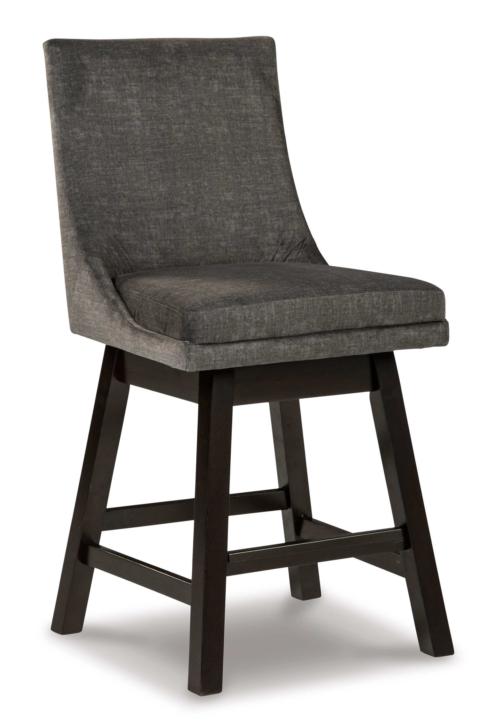 Tallenger Dark Gray Counter Height Chair (Set of 2) - Ornate Home