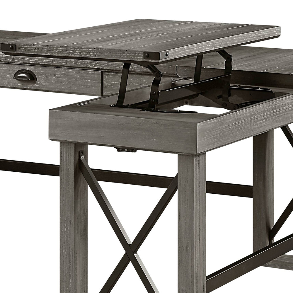 Talmar Gray Writing Desk - Ornate Home