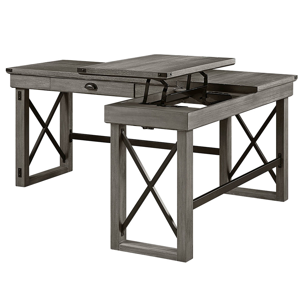 Talmar Gray Writing Desk - Ornate Home