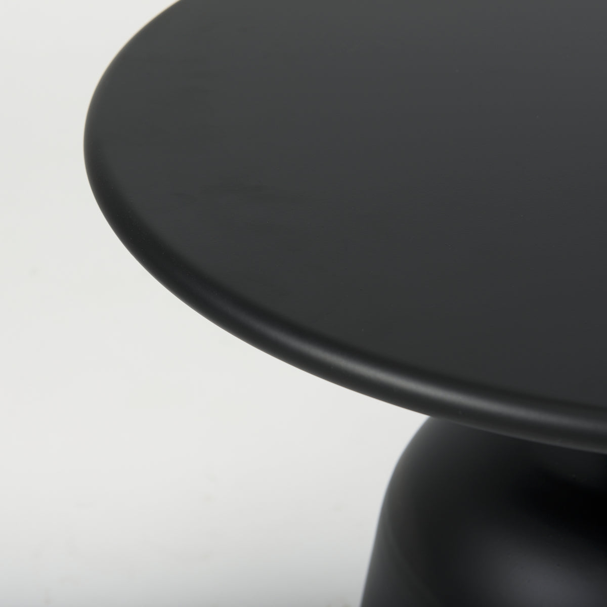 Talulla Matte Black 19.7"W Metal Accent Table - Ornate Home