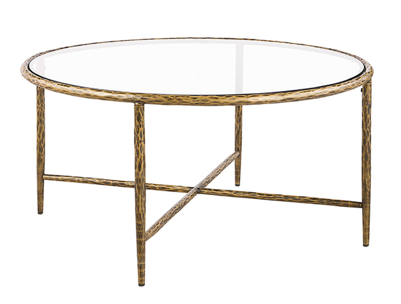 Talva Matte Gold Coffee Table - Ornate Home