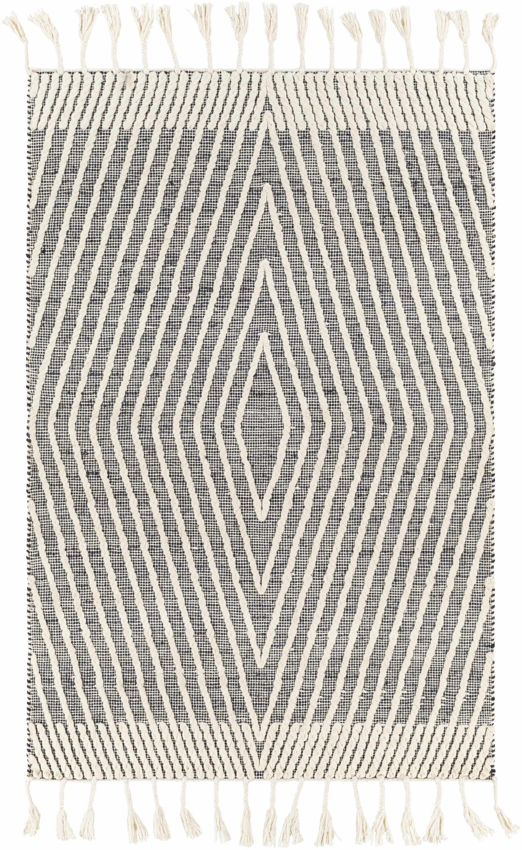 Tamayong Tasseled Jute&Wool Rug - Clearance - Ornate Home