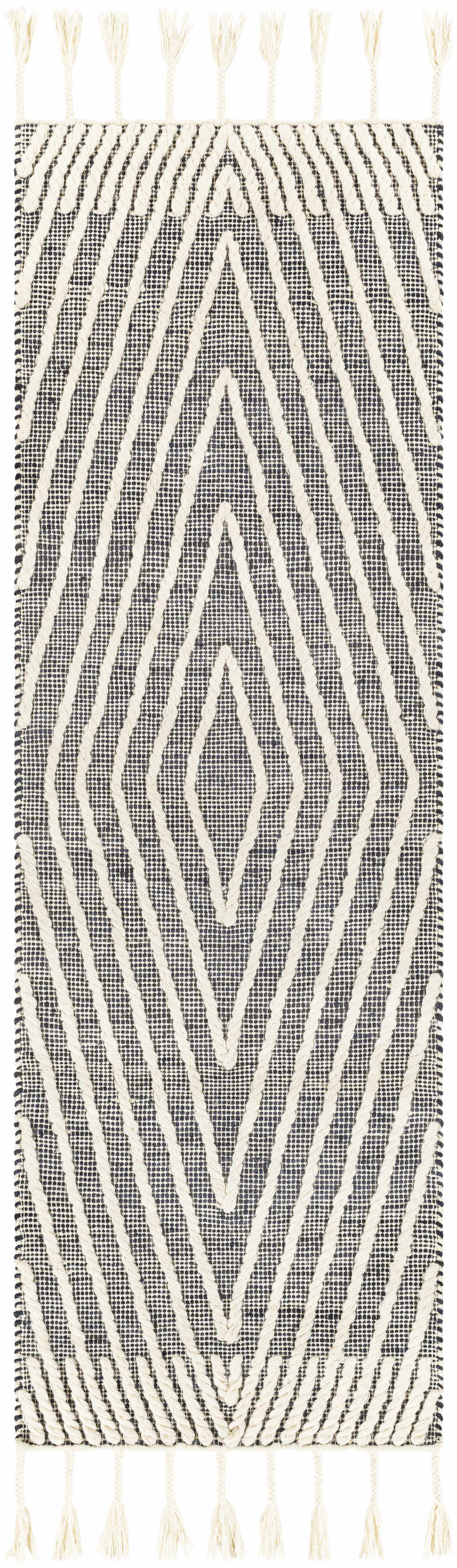 Tamayong Tasseled Jute&Wool Rug - Clearance - Ornate Home