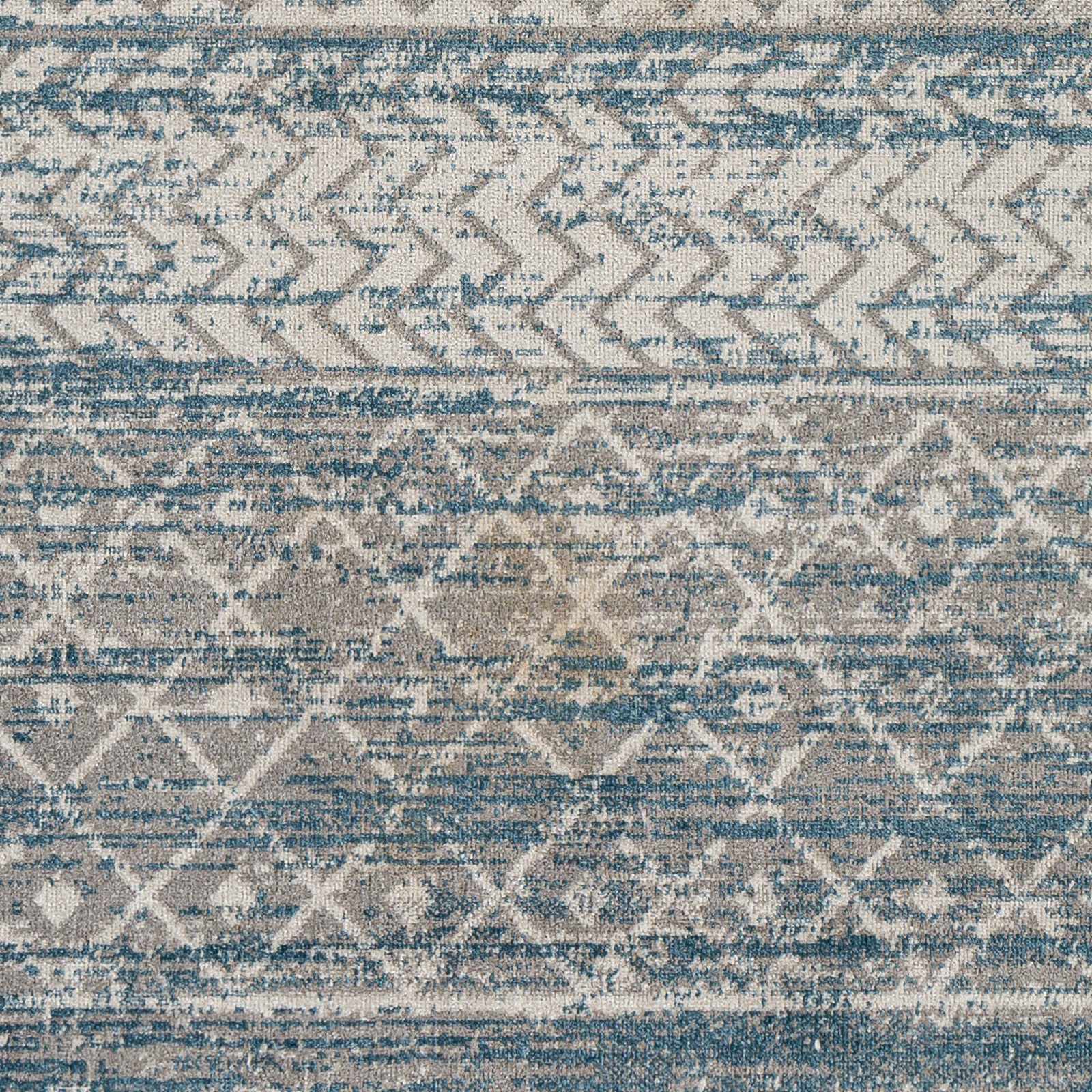 Tambac Blue Washable Area Rug - Clearance - Ornate Home