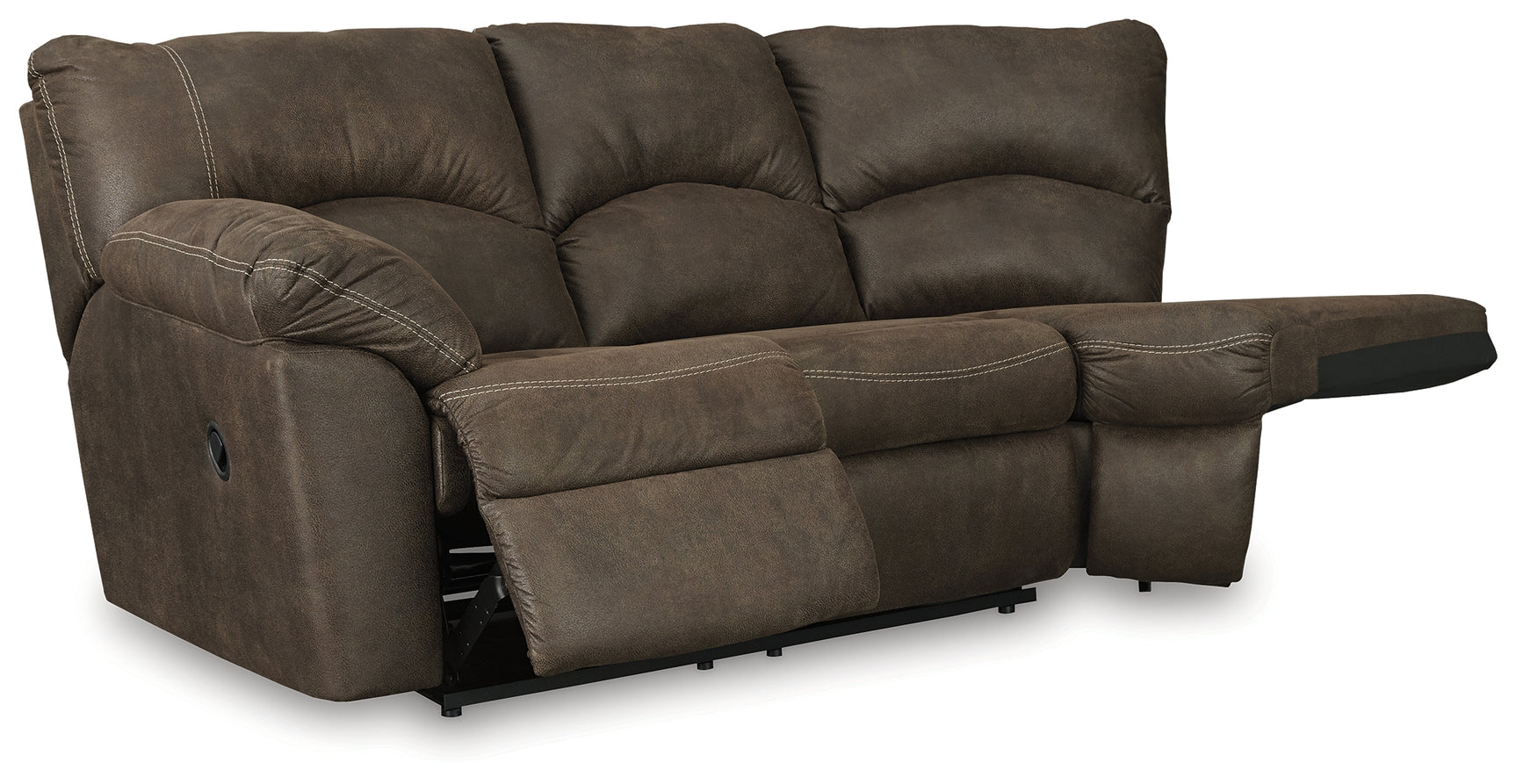 Tambo Canyon 2-Piece Reclining Sectional and 2 Recliners - Ornate Home