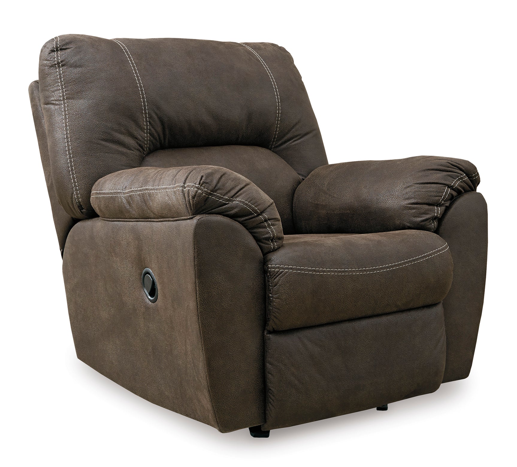 Tambo Faux Leather Manual Recliner - Ornate Home