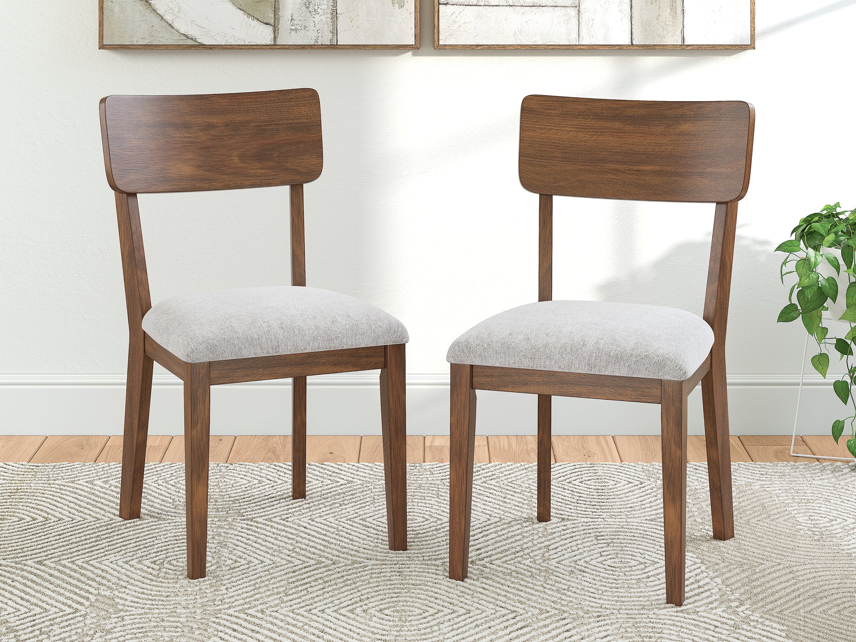 Tameride Brown Dining Table and 2 Chairs - Ornate Home