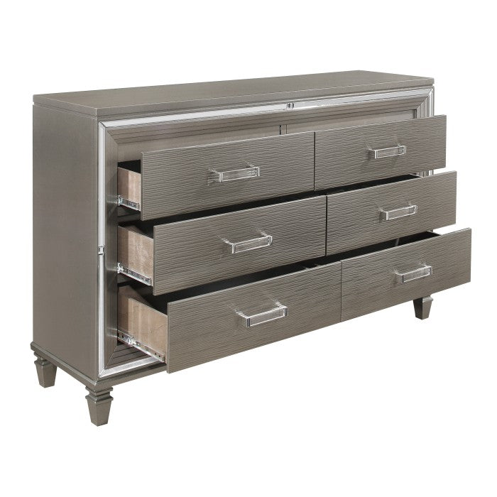 Tamsin Silver/Gray Dresser - Ornate Home