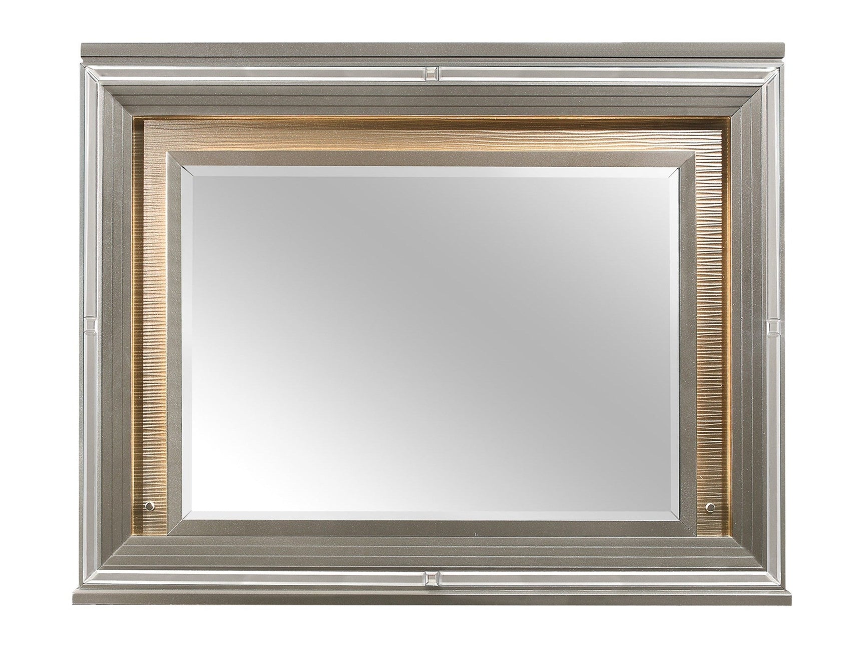 Tamsin Silver/Gray Mirror - Ornate Home