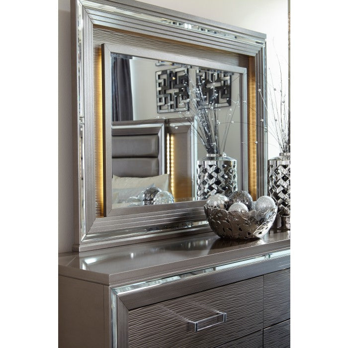 Tamsin Silver/Gray Mirror - Ornate Home