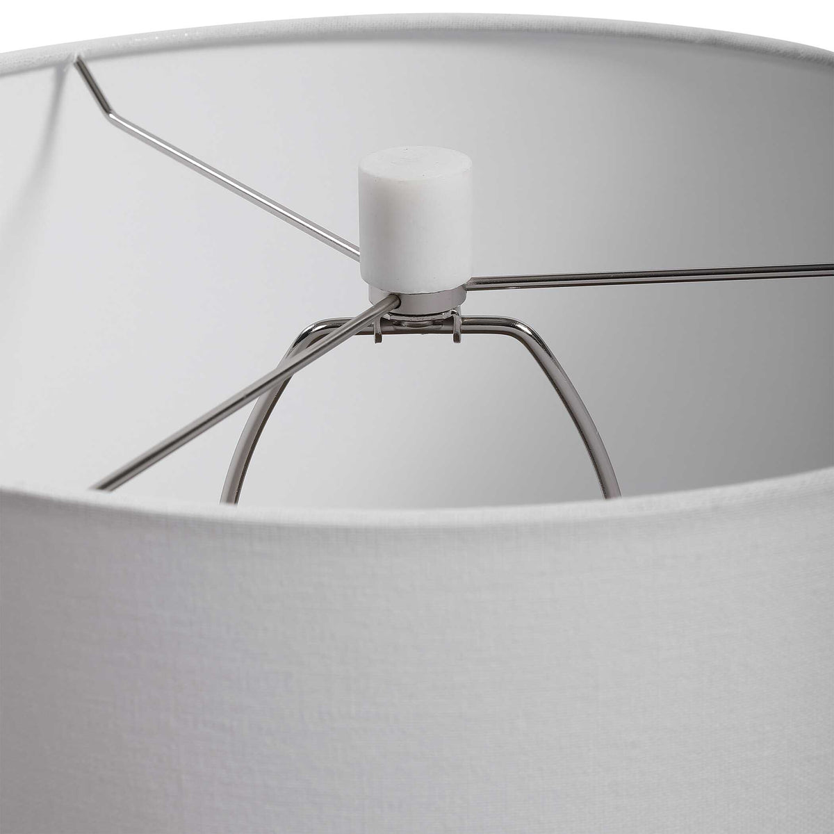Tanali Gray/White Modern Table Lamp - Ornate Home
