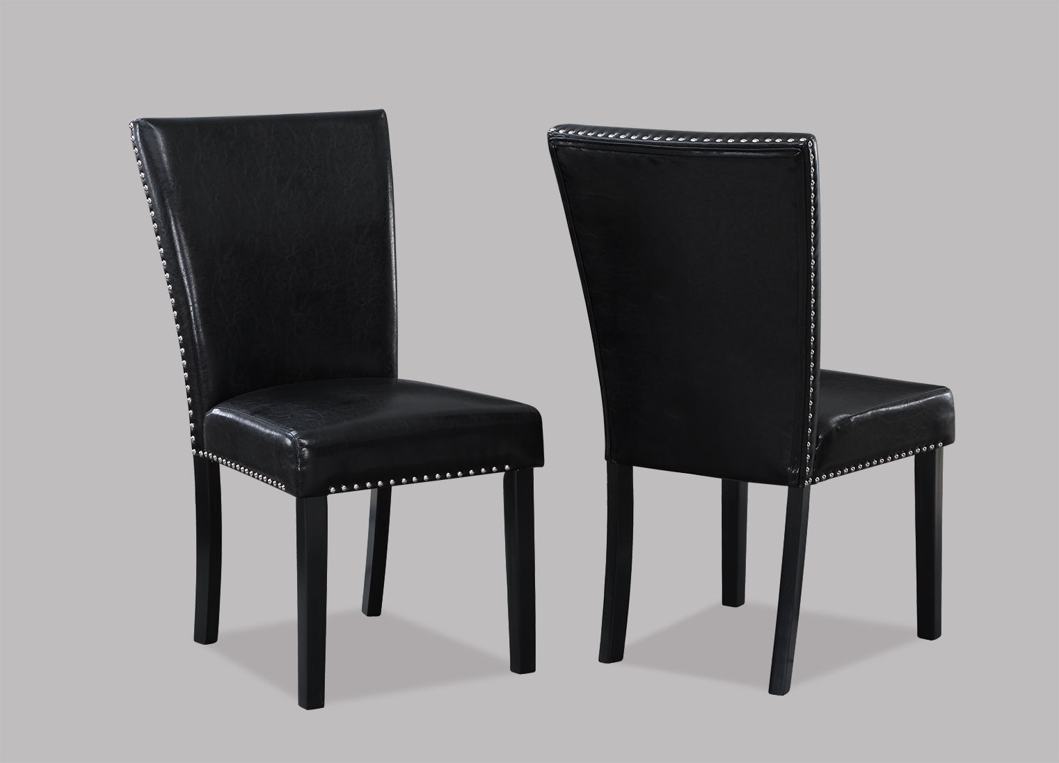 Tanner Black/White Faux Marble Top Dining Set - Ornate Home