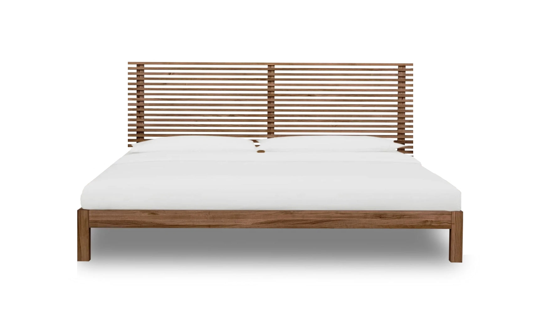 Tanner Eastern King Solid Ash Platform Bed in Roux - Ornate Home