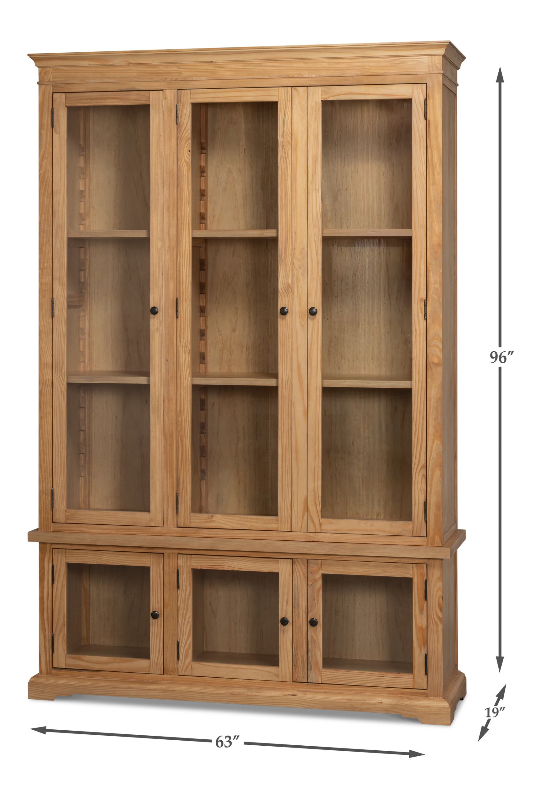 Tanner Natural Bookcase - Ornate Home