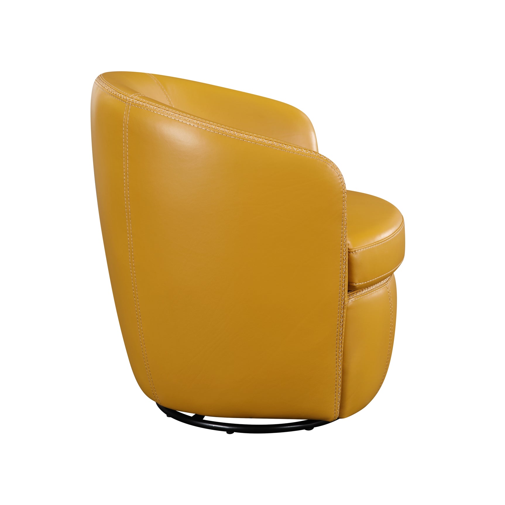 Tanner Yellow Swivel Chair - Ornate Home