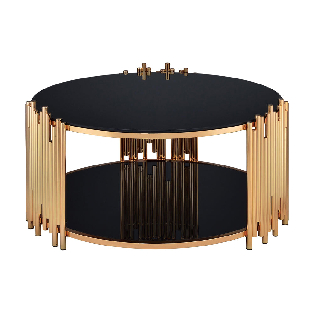 Tanquin Coffee Table in Gold/Black - Ornate Home