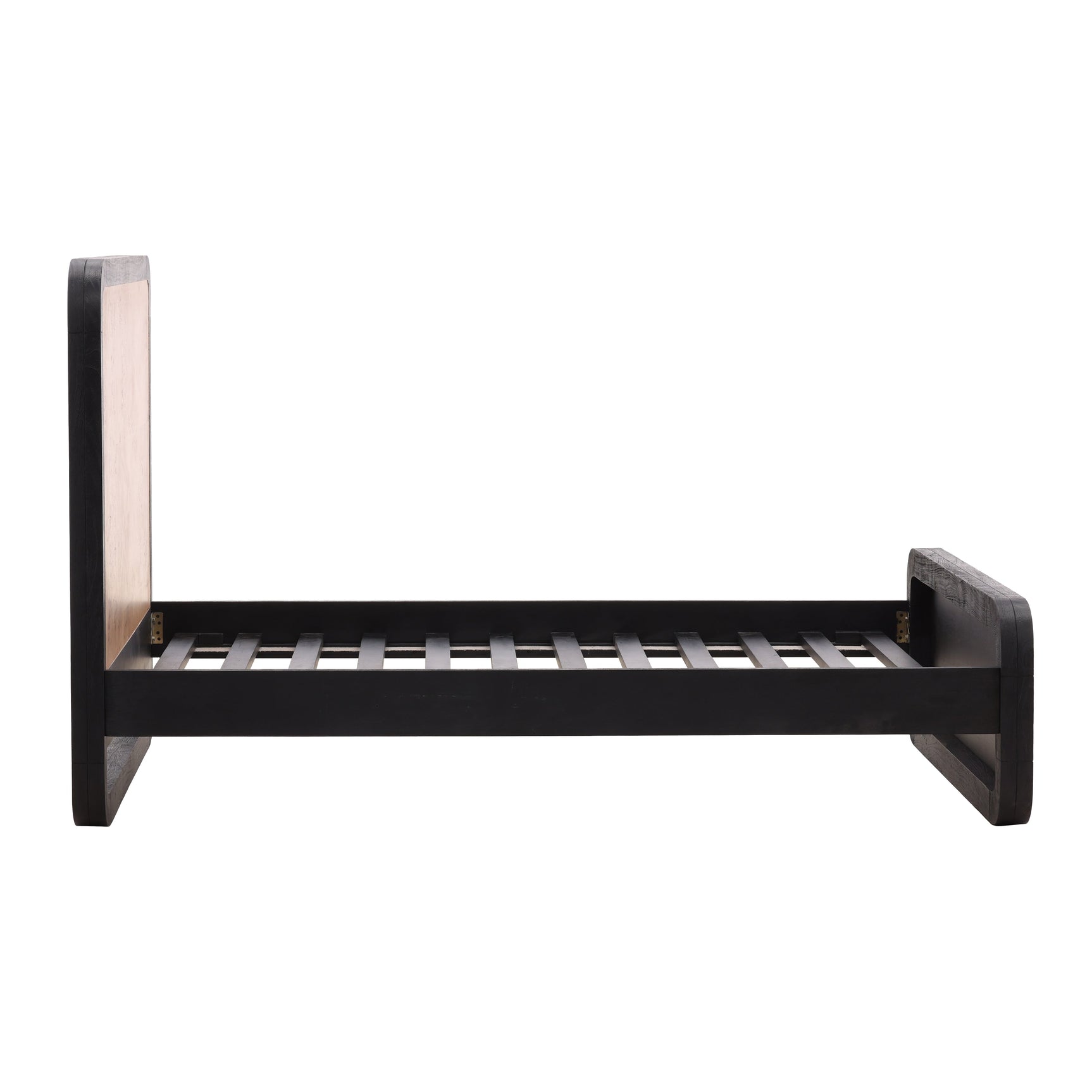 Tanya Natural/Black Bed - Ornate Home