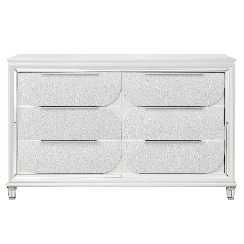 Tarian White Dresser - Ornate Home