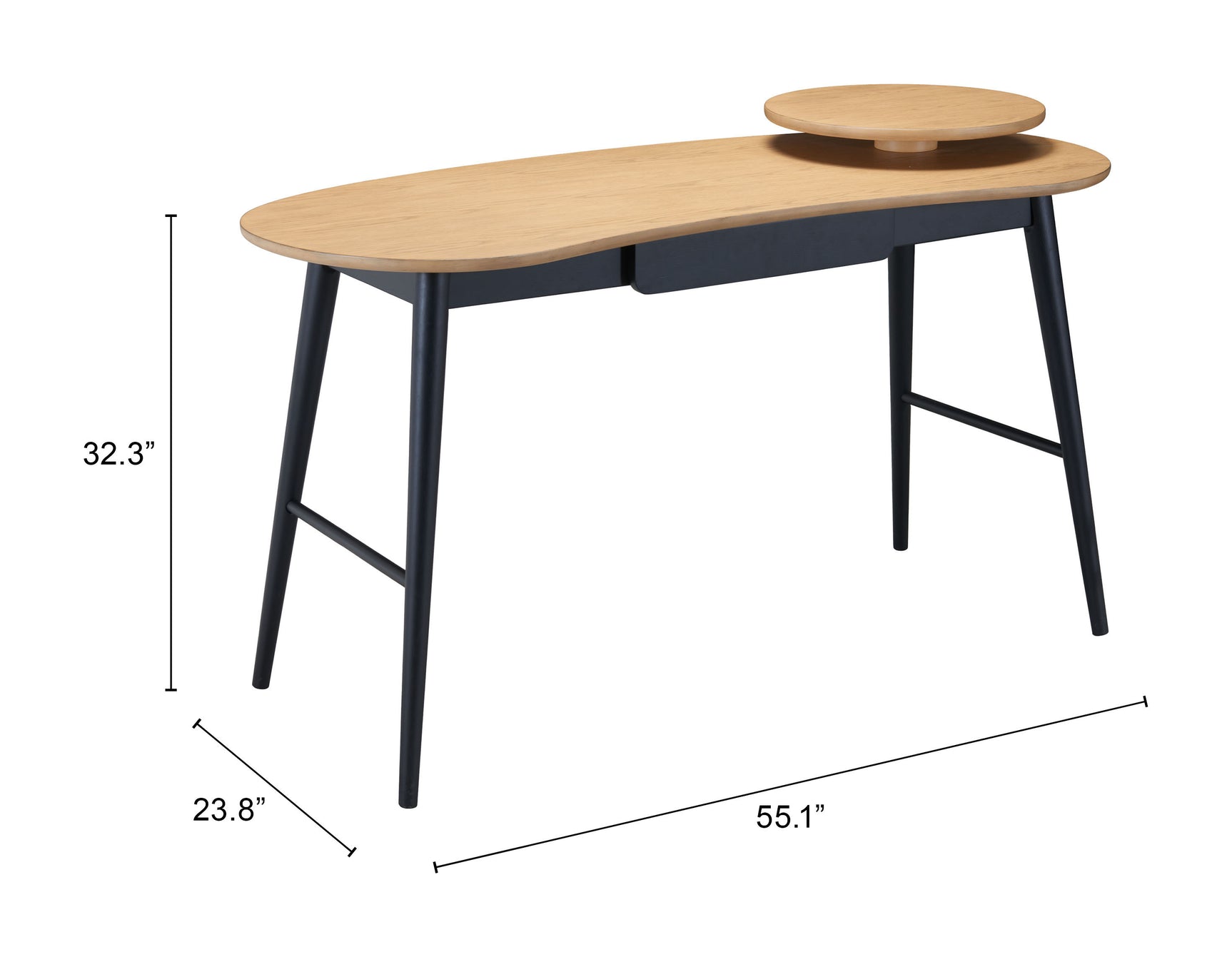 Tarkiz Natural Desk - Ornate Home